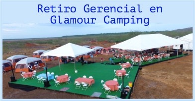 retiro gerencial glamour camping